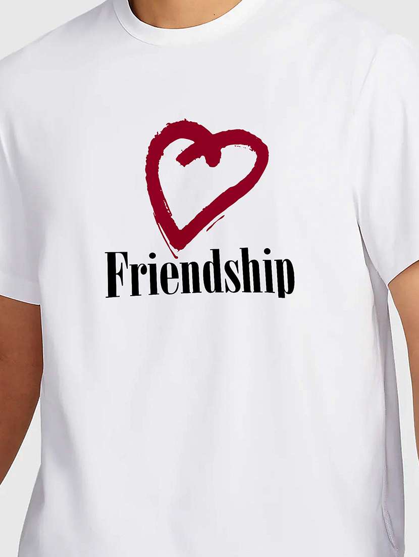 men white round neck regular fit t-shirt - 21841679 -  Standard Image - 2