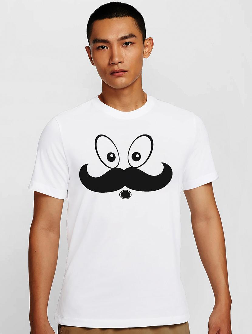 men white round neck regular fit t-shirt - 21841686 -  Zoom Image - 0