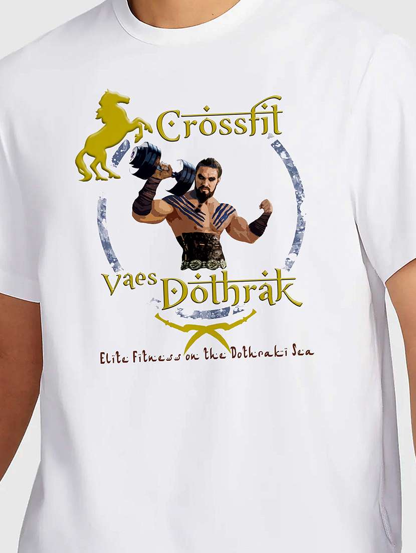 men white round neck regular fit t-shirt - 21841694 -  Standard Image - 2