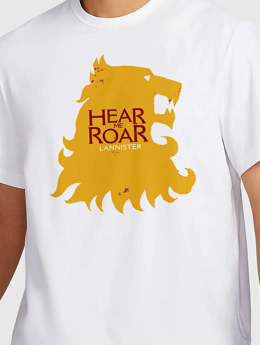 men white round neck regular fit t-shirt - 21841699 -  Standard Image - 2