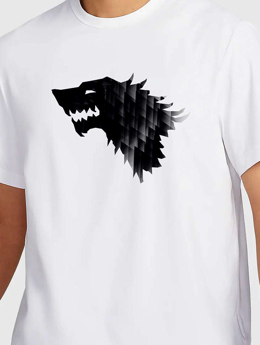 men white round neck regular fit t-shirt - 21841700 - Standard Image - 2