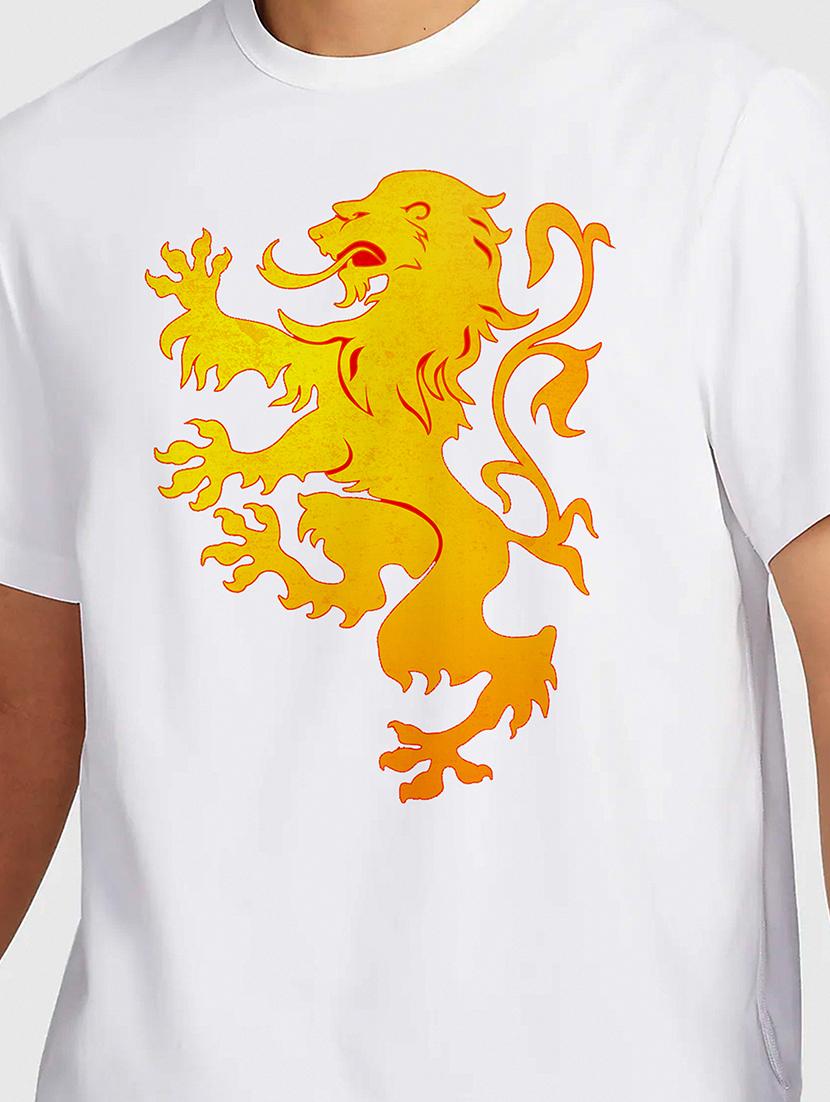 men white round neck regular fit t-shirt - 21841703 - Standard Image - 2