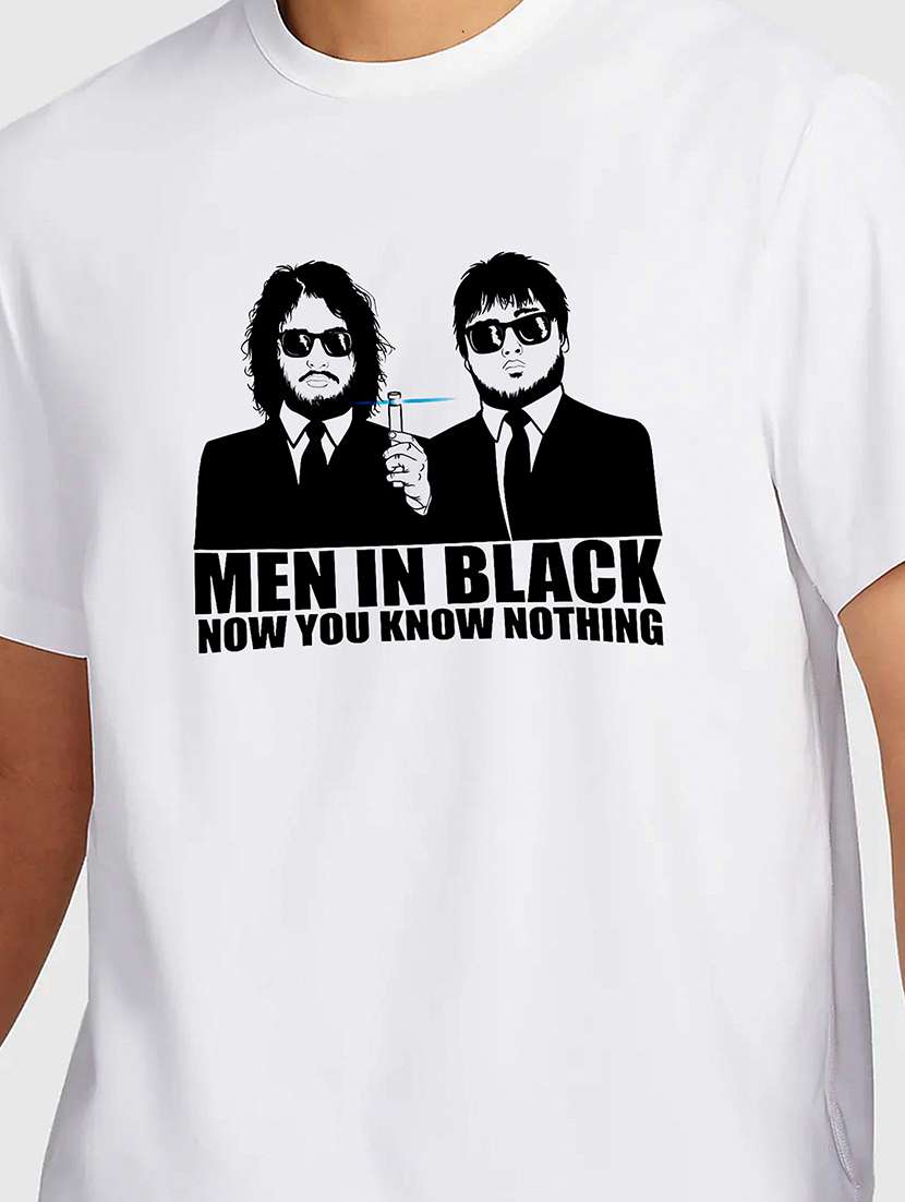 men white round neck regular fit t-shirt - 21841704 -  Standard Image - 2