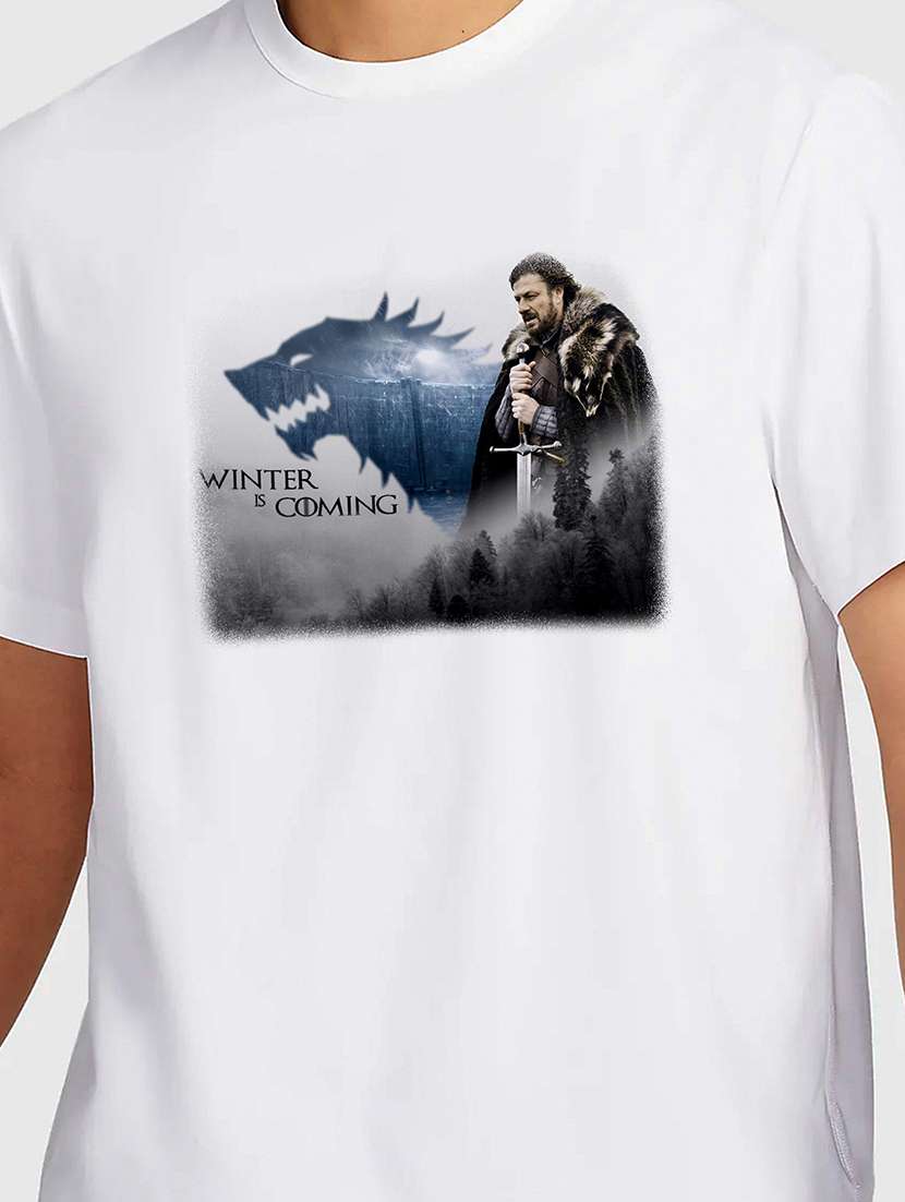 men white round neck regular fit t-shirt - 21841706 -  Standard Image - 2