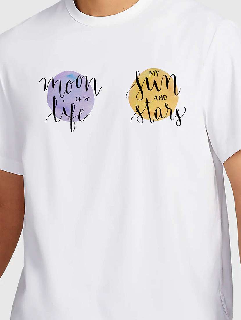 men white round neck regular fit t-shirt - 21841710 -  Standard Image - 2