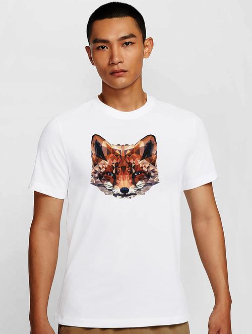 men white round neck regular fit t-shirt - 21841744 - Standard Image - 0