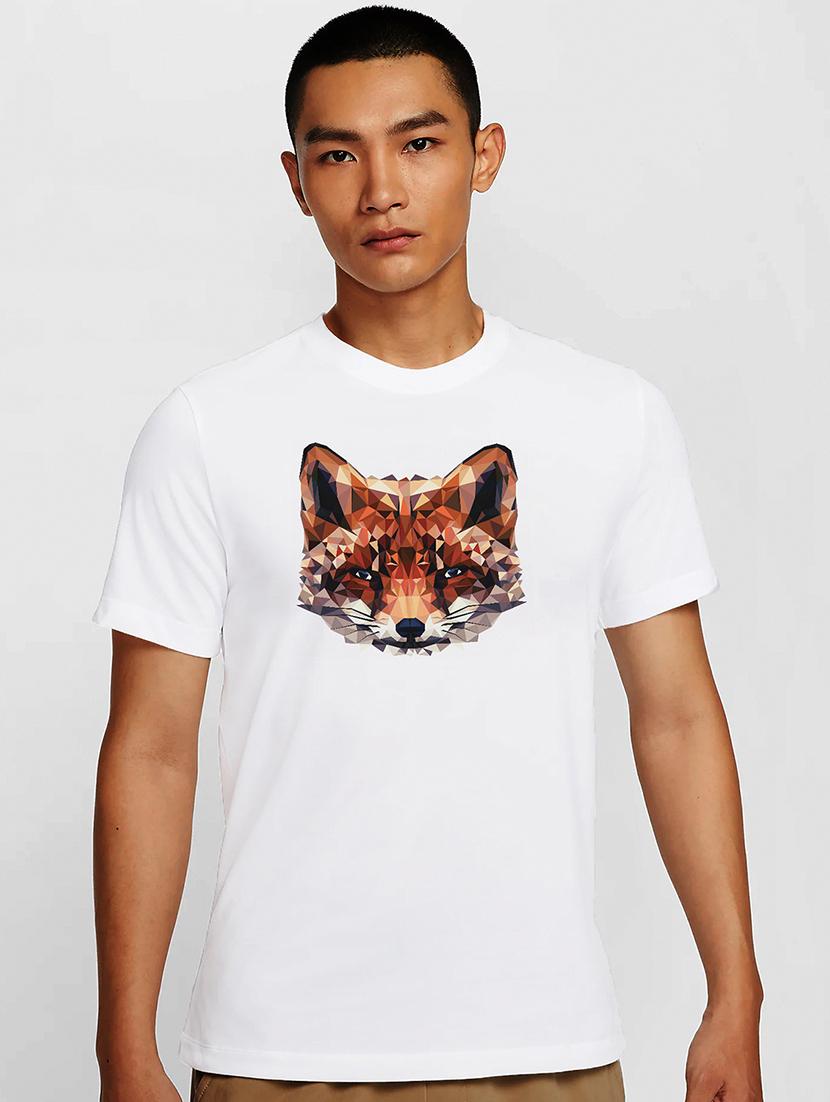 men white round neck regular fit t-shirt - 21841744 - Zoom Image - 0