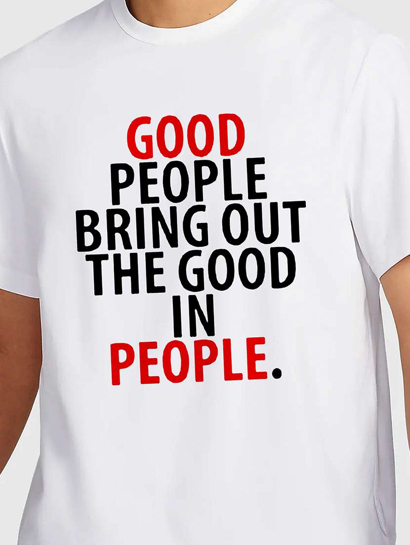 men white round neck regular fit t-shirt - 21841756 - Standard Image - 2