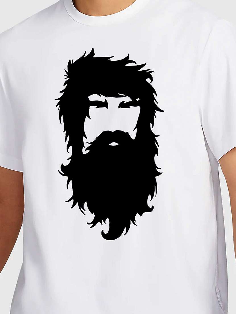 men white round neck regular fit t-shirt - 21841760 -  Standard Image - 2