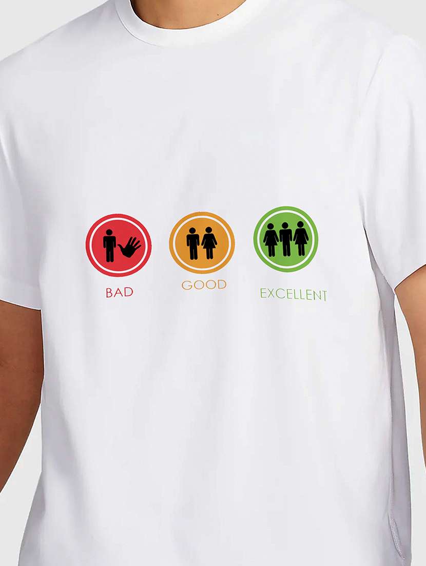 men white round neck regular fit t-shirt - 21841768 -  Standard Image - 2