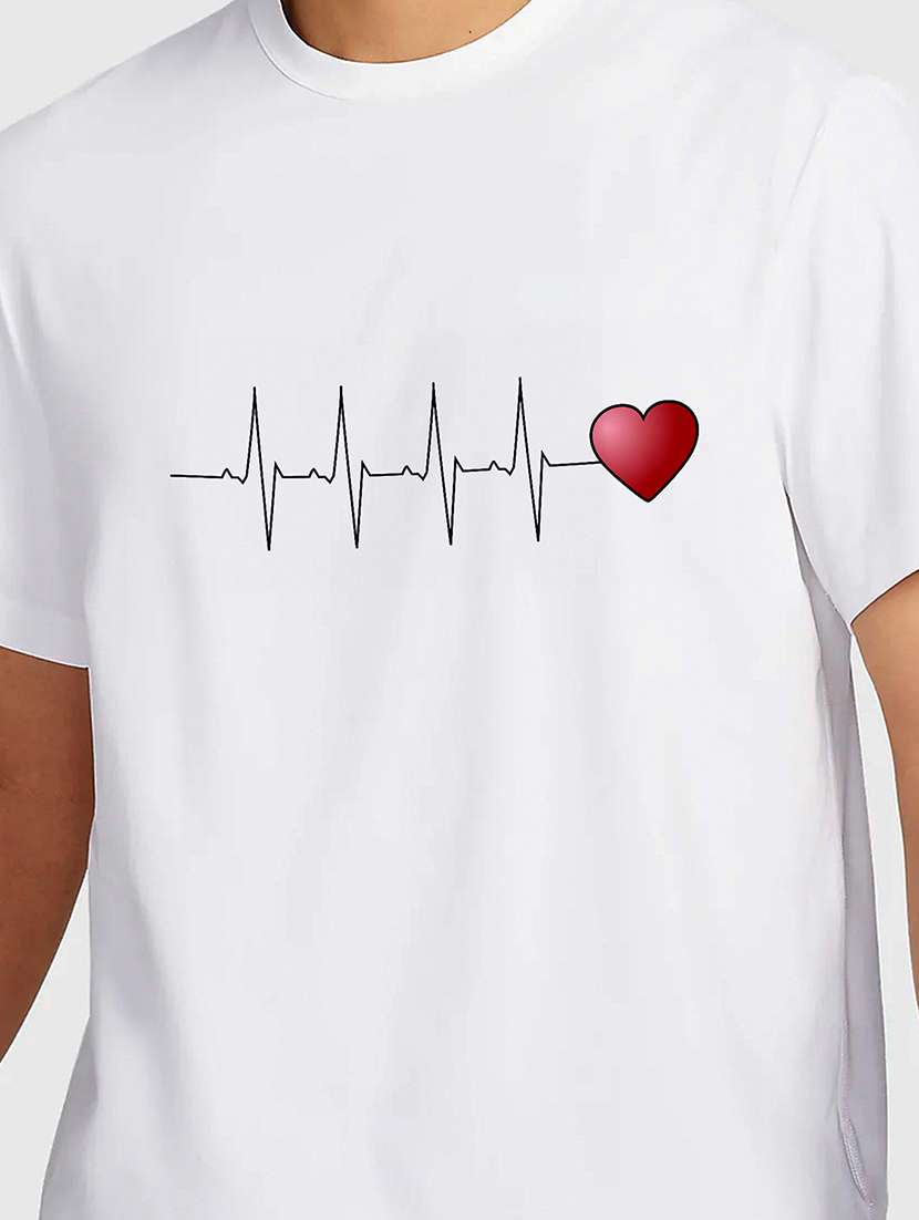 men white round neck regular fit t-shirt - 21841785 -  Standard Image - 2