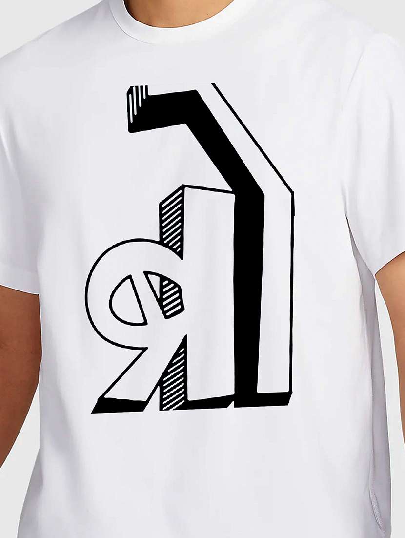 men white round neck regular fit t-shirt - 21841793 -  Standard Image - 2