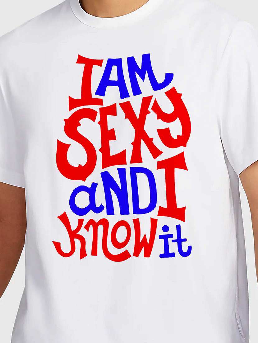 men white round neck regular fit t-shirt - 21841811 -  Standard Image - 2