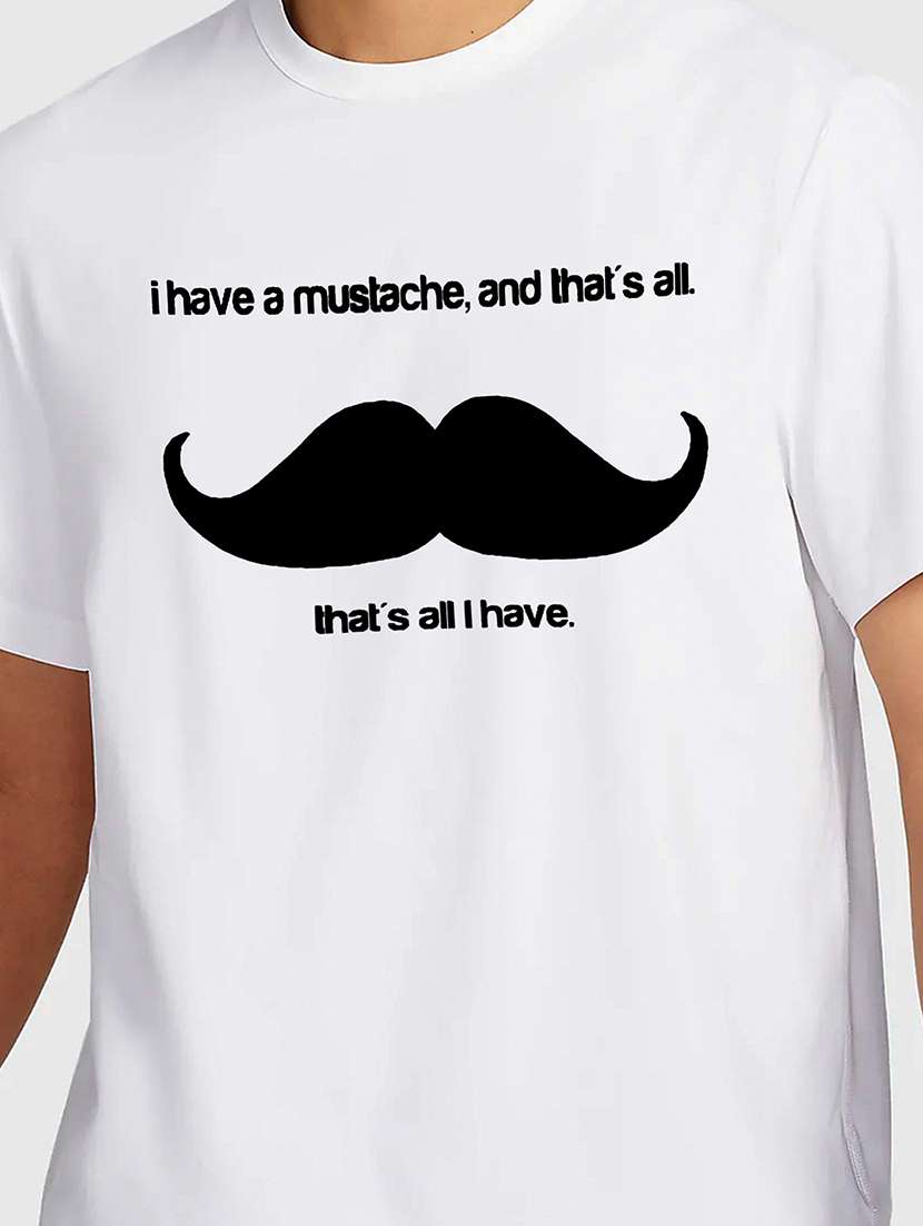 men white round neck regular fit t-shirt - 21841818 - Standard Image - 2