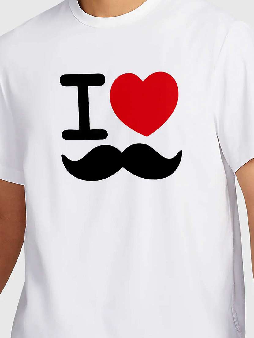 men white round neck regular fit t-shirt - 21841832 - Standard Image - 2
