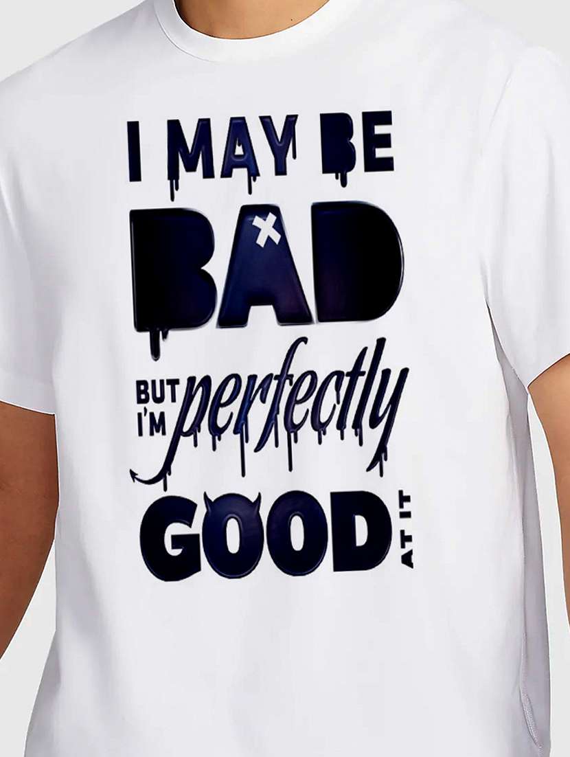 men white round neck regular fit t-shirt - 21841843 -  Standard Image - 2