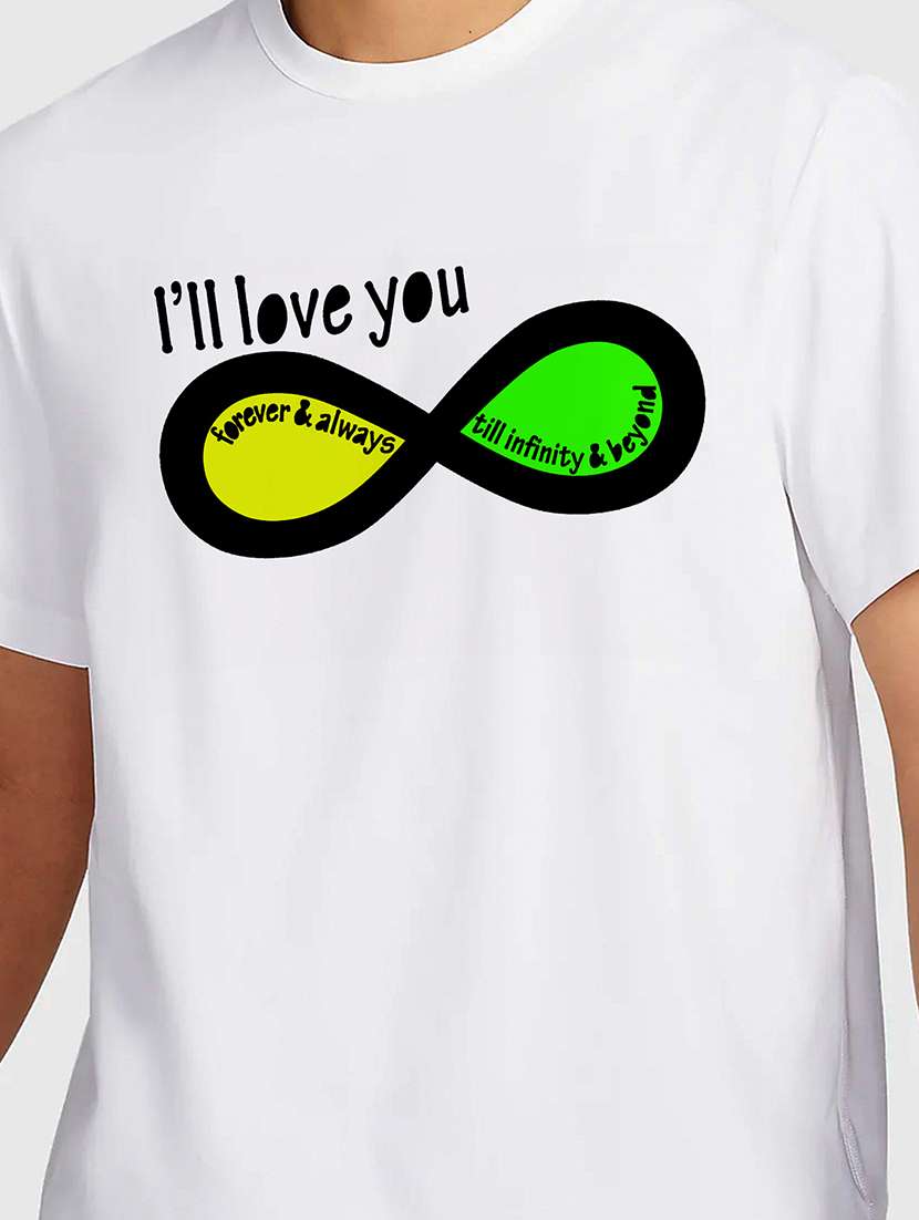 men white round neck regular fit t-shirt - 21841846 - Standard Image - 2