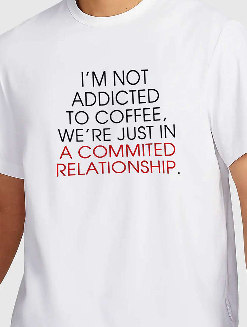 men white round neck regular fit t-shirt - 21841854 - Standard Image - 2