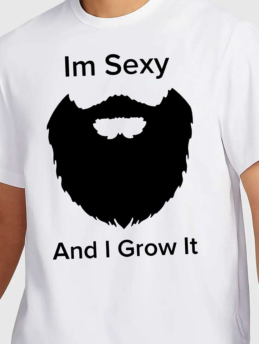 men white round neck regular fit t-shirt - 21841859 -  Standard Image - 2