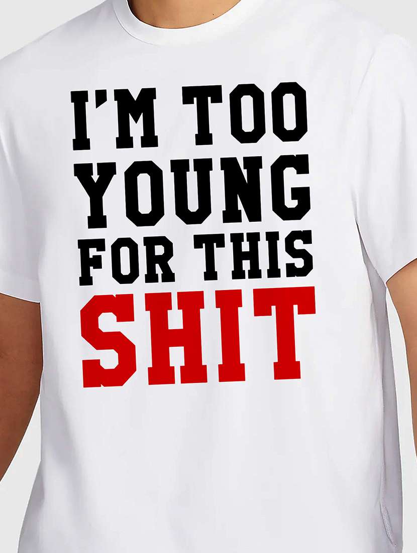 men white round neck regular fit t-shirt - 21841861 -  Standard Image - 2