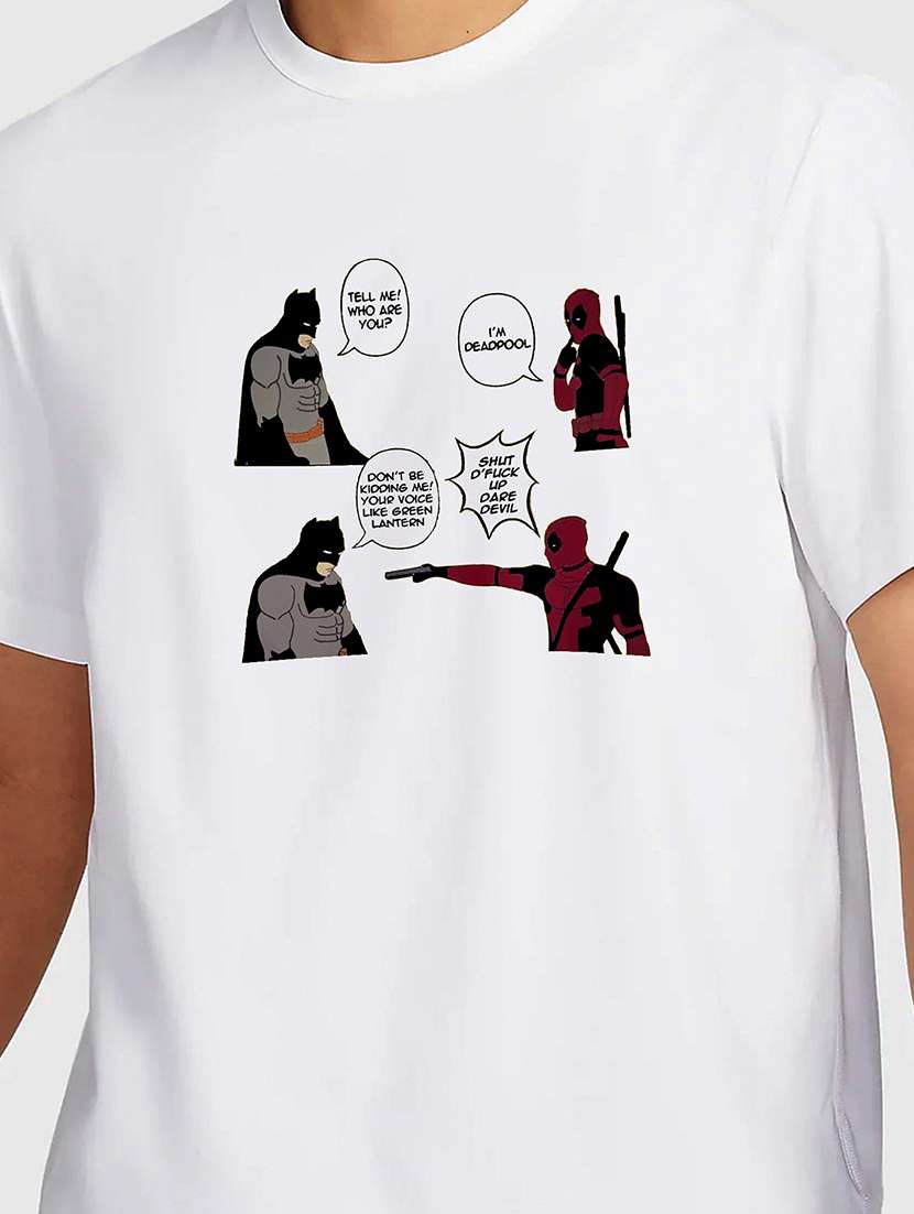 men white round neck regular fit t-shirt - 21841867 -  Standard Image - 2