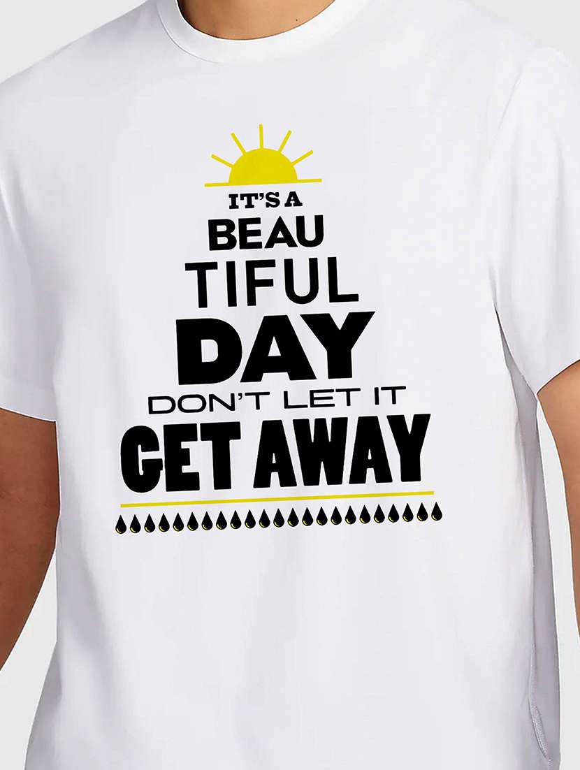 men white round neck regular fit t-shirt - 21841872 -  Standard Image - 2