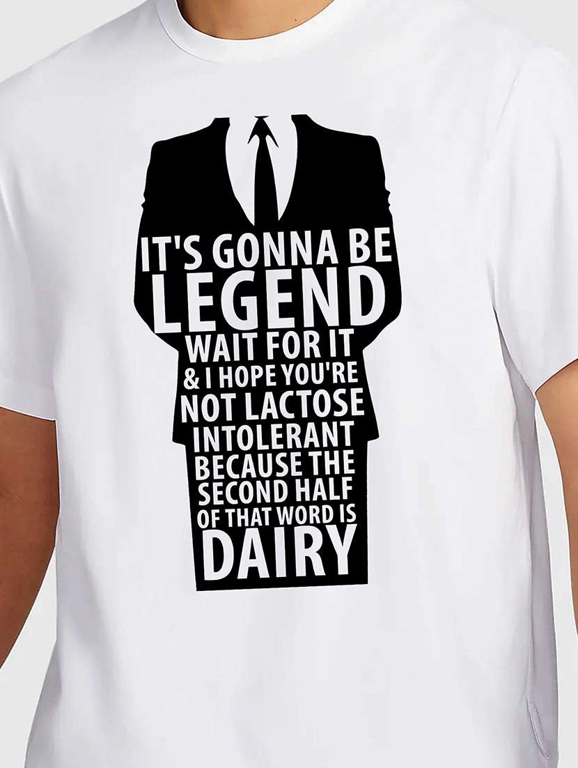 men white round neck regular fit t-shirt - 21841873 -  Standard Image - 2