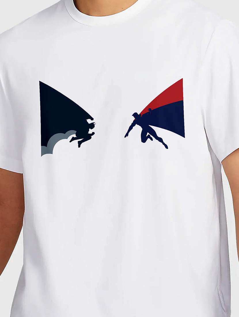 men white round neck regular fit t-shirt - 21841878 -  Standard Image - 2