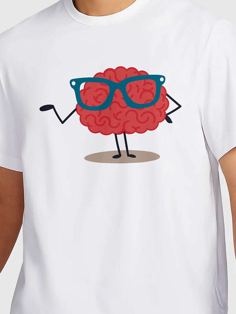 men white round neck regular fit t-shirt - 21841894 -  Standard Image - 2