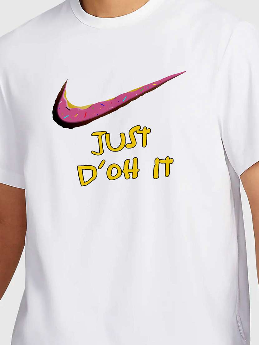 men white round neck regular fit t-shirt - 21841895 -  Standard Image - 2