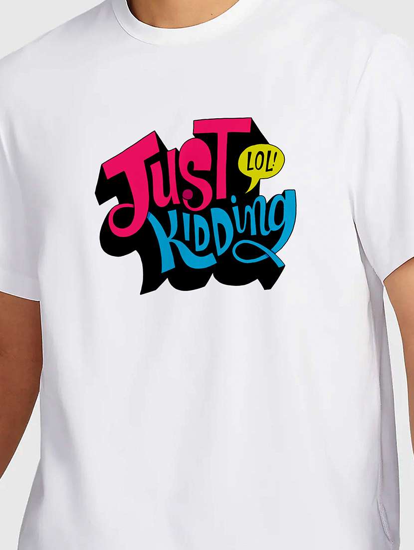 men white round neck regular fit t-shirt - 21841897 - Standard Image - 2
