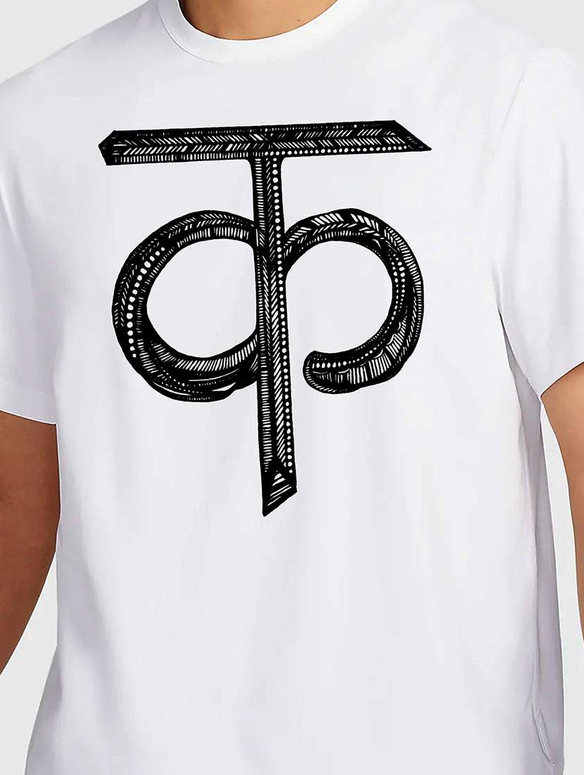 men white round neck regular fit t-shirt - 21841898 -  Standard Image - 2