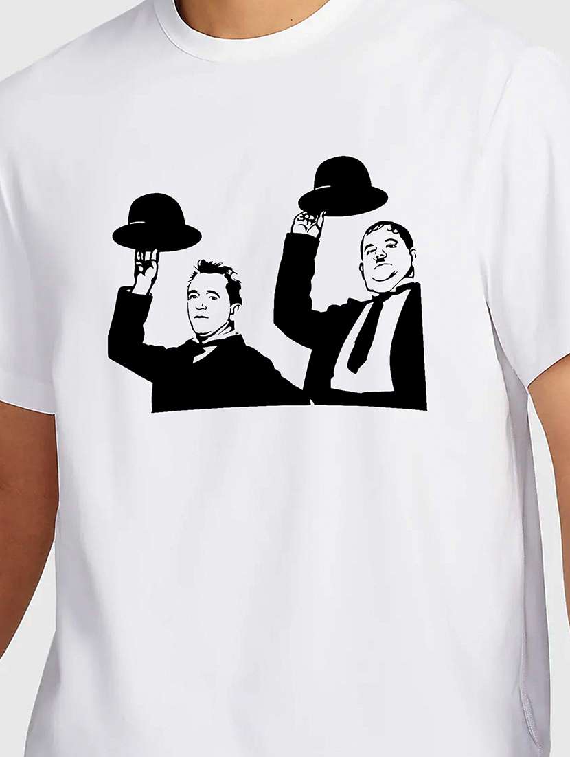 men white round neck regular fit t-shirt - 21841915 - Standard Image - 2