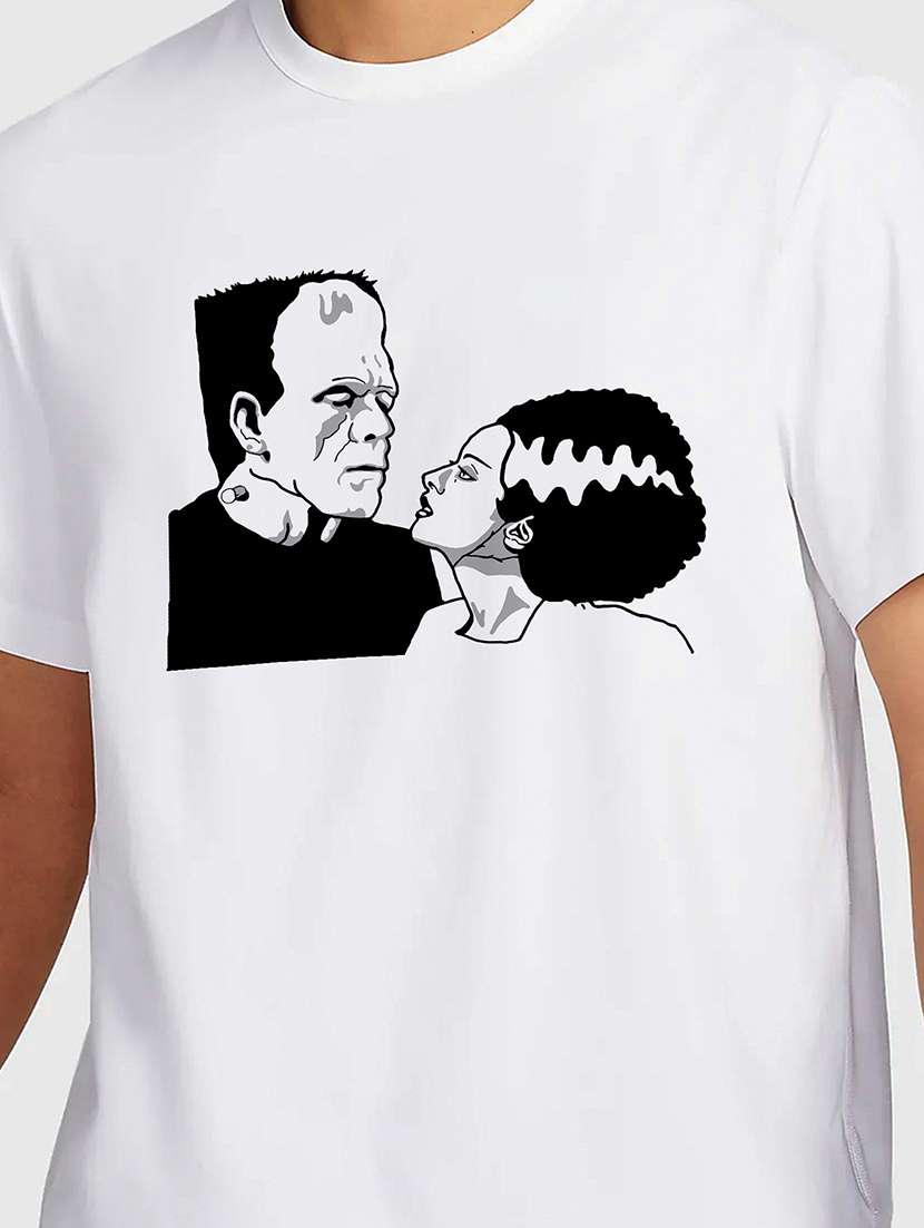 men white round neck regular fit t-shirt - 21841920 -  Standard Image - 2