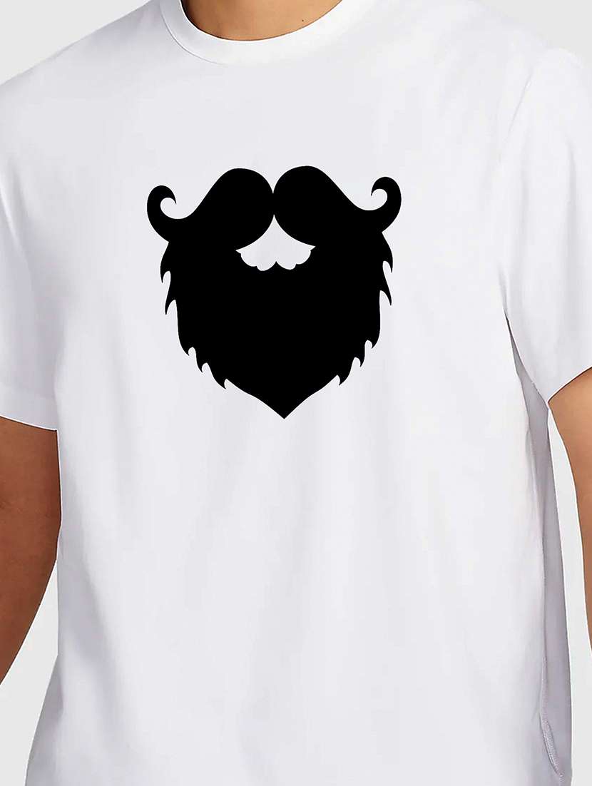 men white round neck regular fit t-shirt - 21841922 -  Standard Image - 2