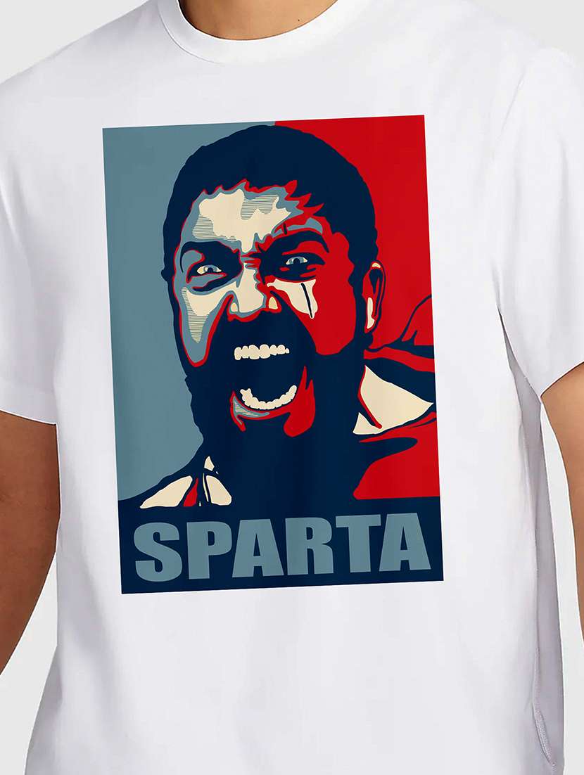 men white round neck regular fit t-shirt - 21841923 -  Standard Image - 2