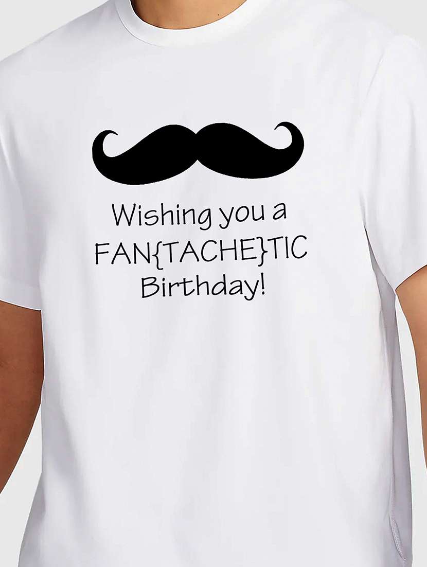 men white round neck regular fit t-shirt - 21841950 -  Standard Image - 2