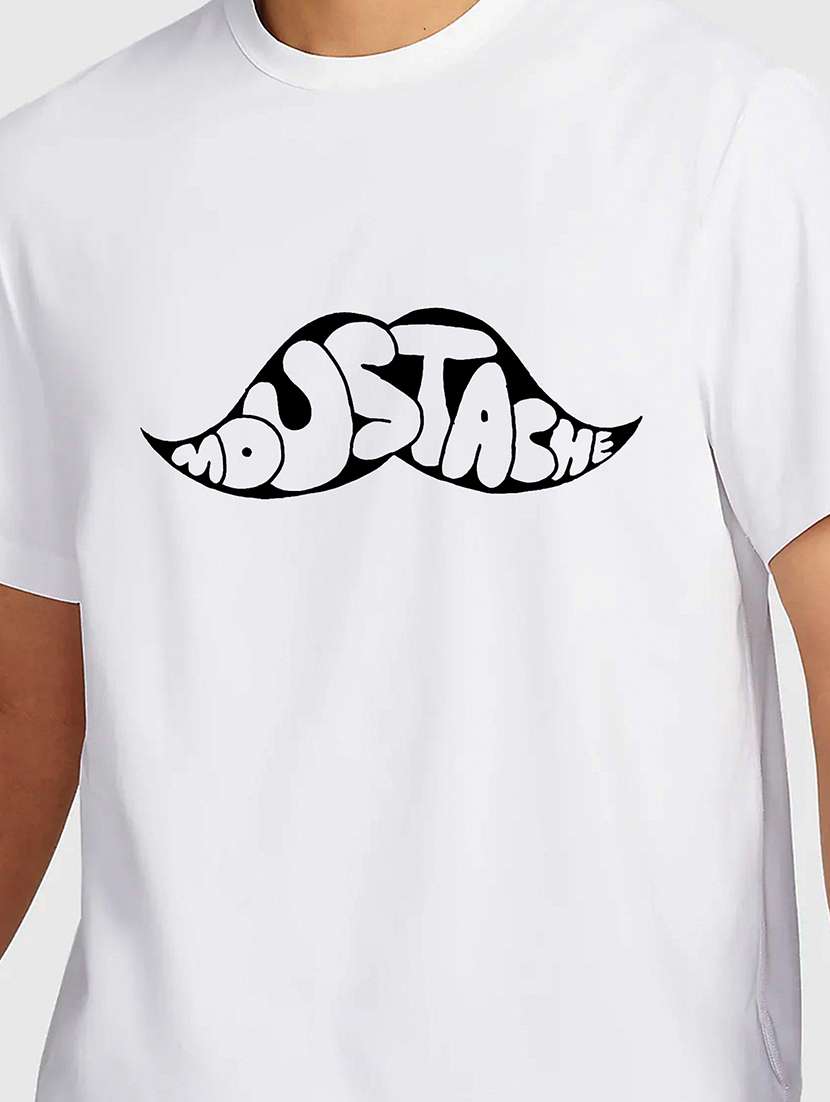 men white round neck regular fit t-shirt - 21841954 -  Standard Image - 2