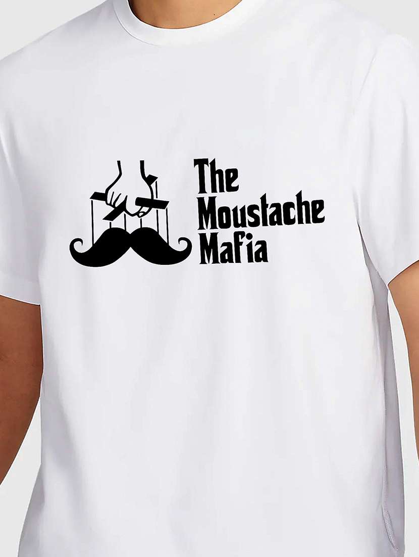 men white round neck regular fit t-shirt - 21841956 -  Standard Image - 2