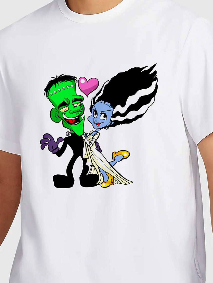 men white round neck regular fit t-shirt - 21841958 -  Standard Image - 2