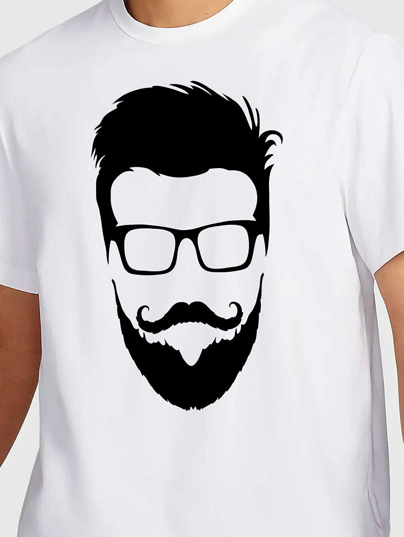 men white round neck regular fit t-shirt - 21841959 - Standard Image - 2