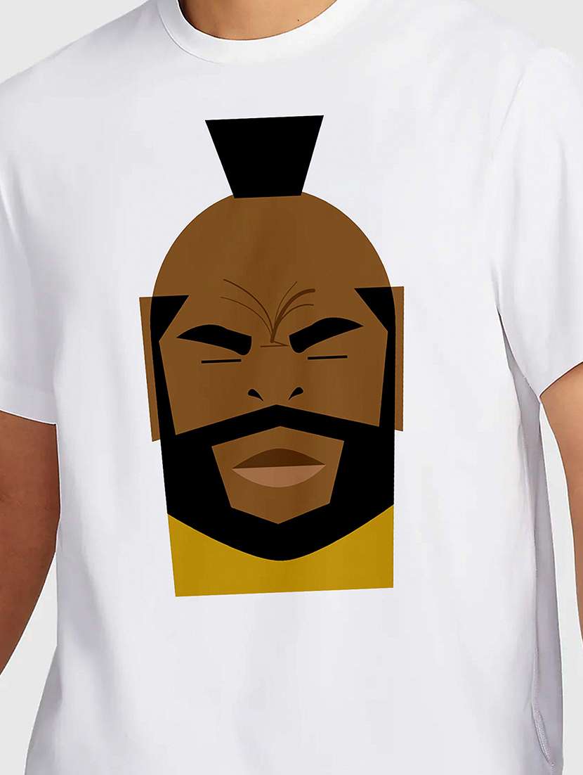 men white round neck regular fit t-shirt - 21841962 - Standard Image - 2