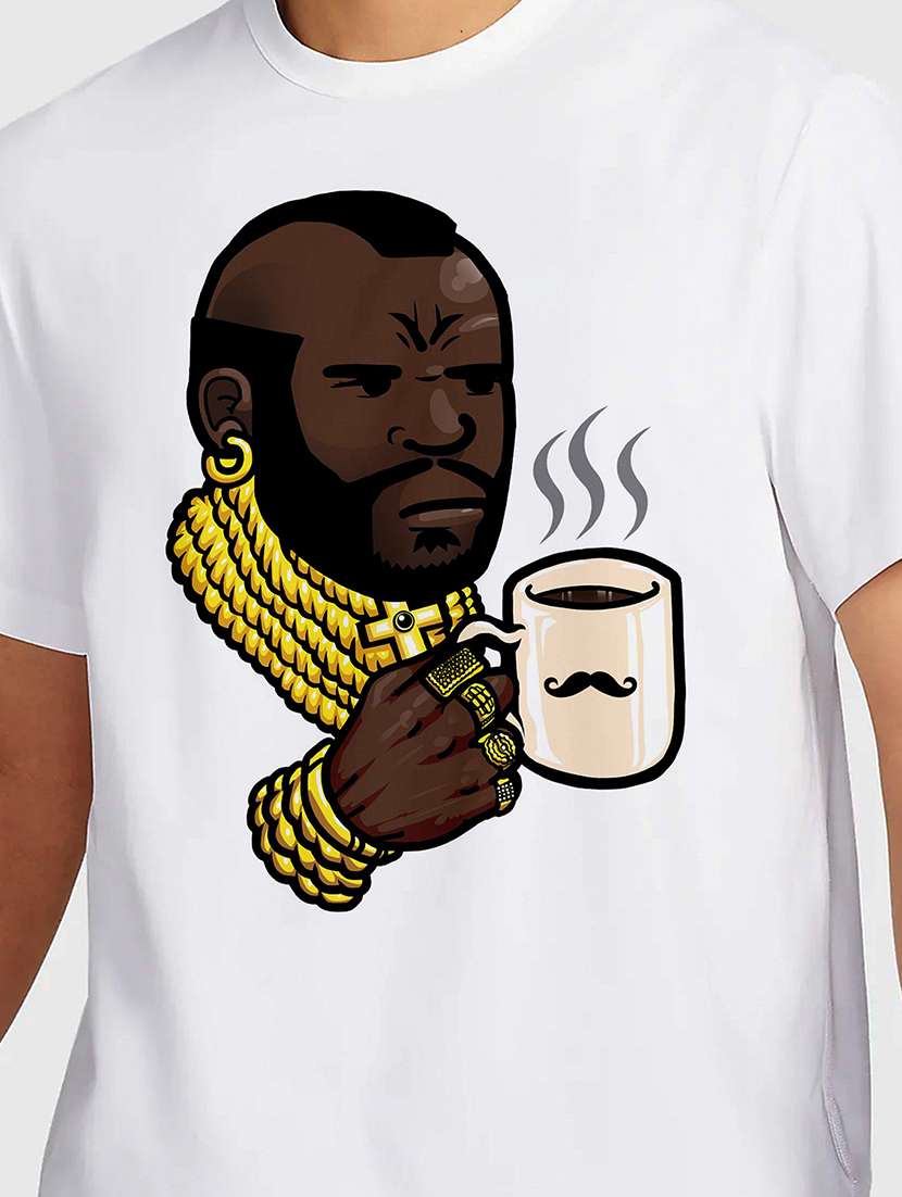 men white round neck regular fit t-shirt - 21841963 - Standard Image - 2