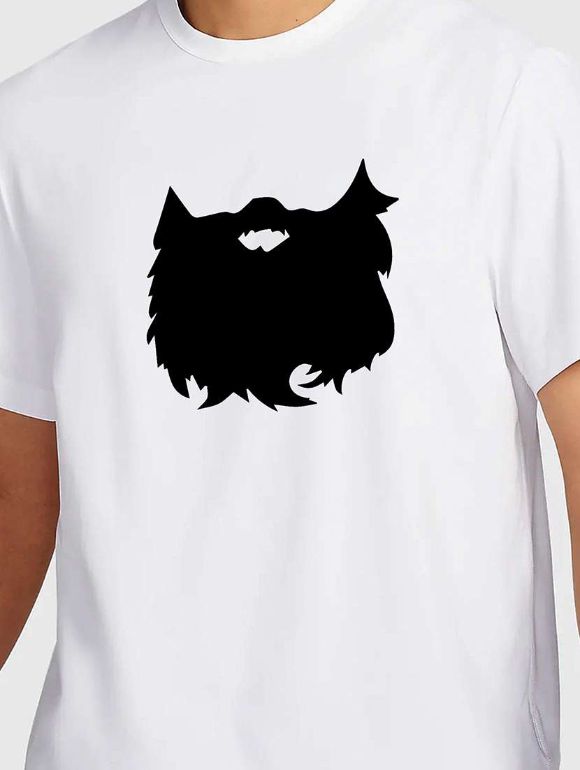 men white round neck regular fit t-shirt - 21841966 -  Standard Image - 2