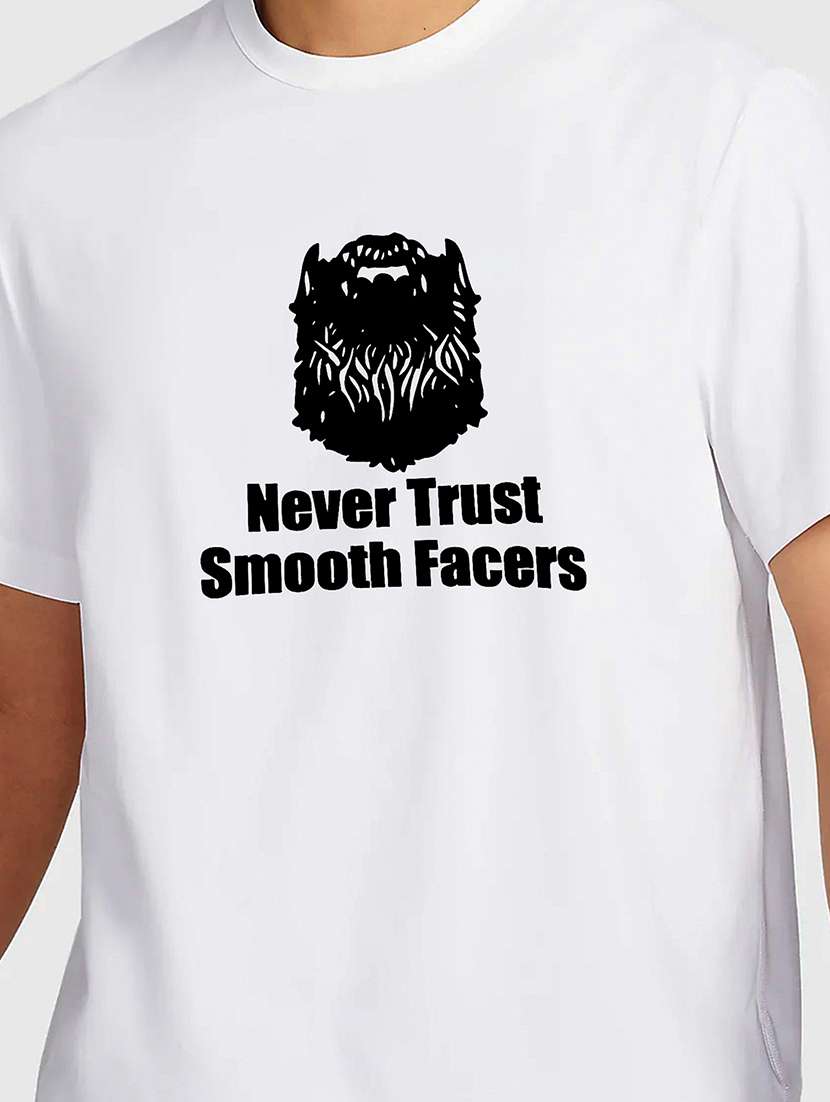 men white round neck regular fit t-shirt - 21841972 -  Standard Image - 2