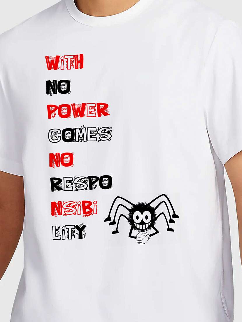 men white round neck regular fit t-shirt - 21841976 - Standard Image - 2