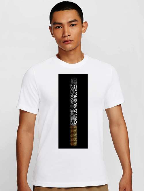 men white round neck regular fit t-shirt - 21841978 -  Standard Image - 0