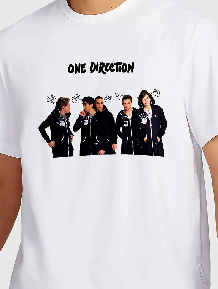 men white round neck regular fit t-shirt - 21841984 -  Standard Image - 2