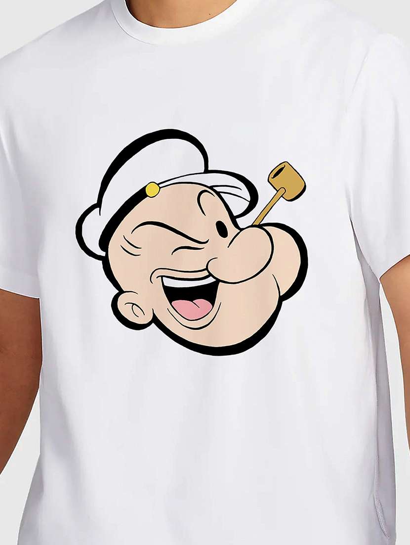 men white round neck regular fit t-shirt - 21842000 - Standard Image - 2