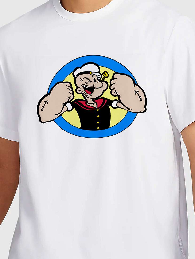 men white round neck regular fit t-shirt - 21842003 -  Standard Image - 2